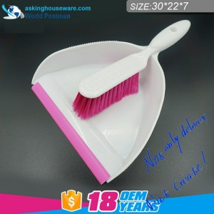 Akbrand Dustpan kefekefe szélesebb bejárattal és PVC vonallal